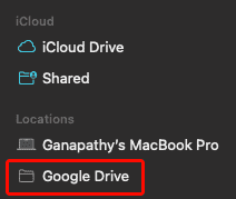 google drive for desktop on mac